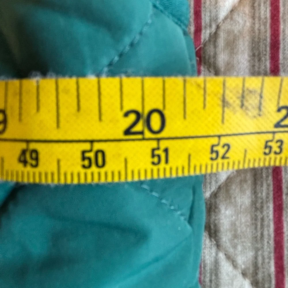 Green Quilted Vest with Gold Accents - Picture 6 of 7